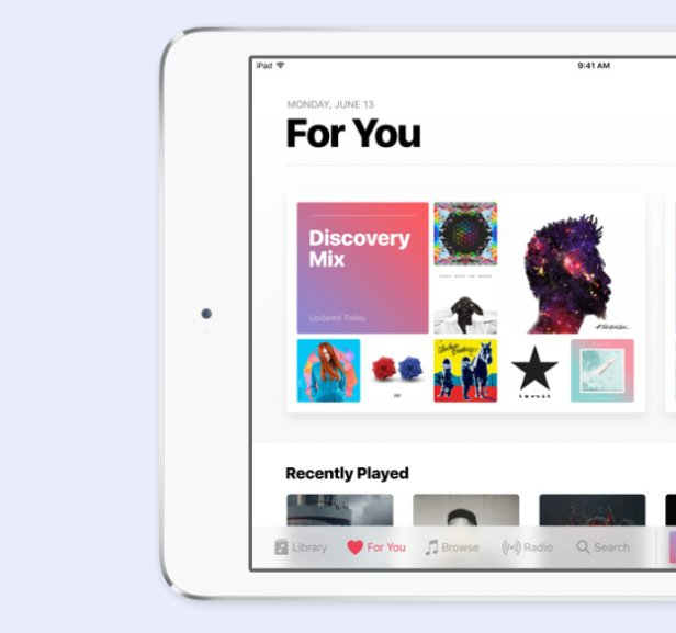 Apple Music revamp in iOS 10